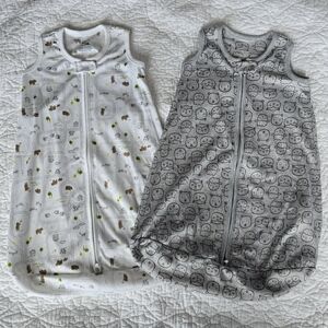 Carter's Simple Joys 2-Way Zippered Sleep Sacks 0-3 Months